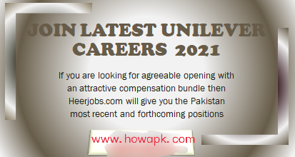 Join Latest Unilever Careers 2021 Unilever Pakistani Jobs Advertisements